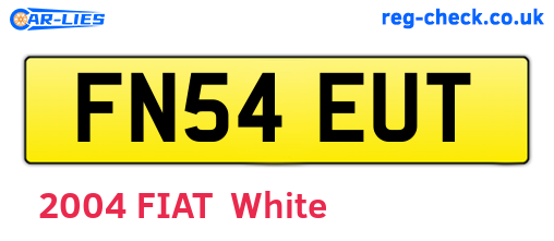 FN54EUT are the vehicle registration plates.