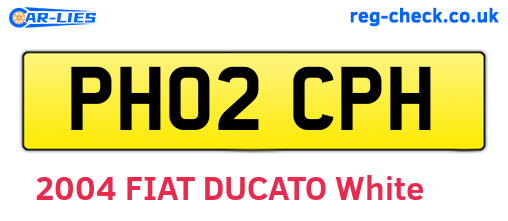 PH02CPH are the vehicle registration plates.