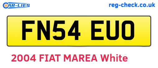 FN54EUO are the vehicle registration plates.
