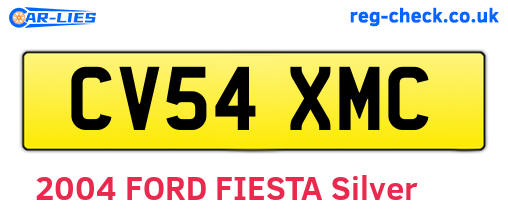 CV54XMC are the vehicle registration plates.