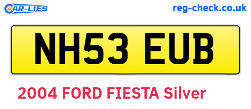 NH53EUB are the vehicle registration plates.