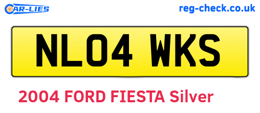 NL04WKS are the vehicle registration plates.
