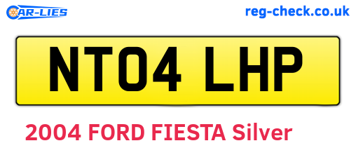 NT04LHP are the vehicle registration plates.