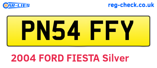 PN54FFY are the vehicle registration plates.