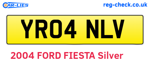 YR04NLV are the vehicle registration plates.