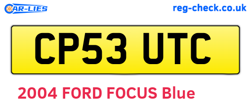 CP53UTC are the vehicle registration plates.