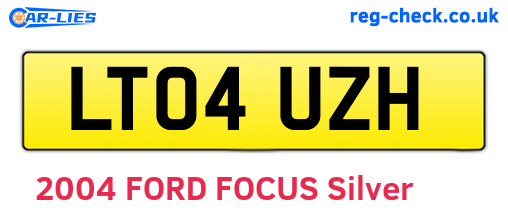 LT04UZH are the vehicle registration plates.