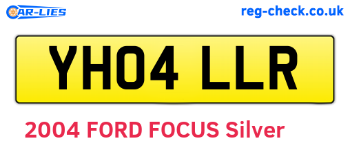 YH04LLR are the vehicle registration plates.