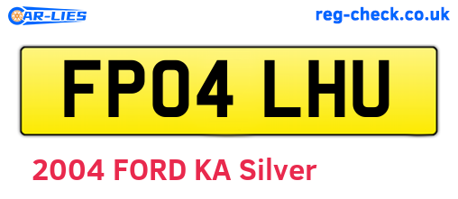 FP04LHU are the vehicle registration plates.