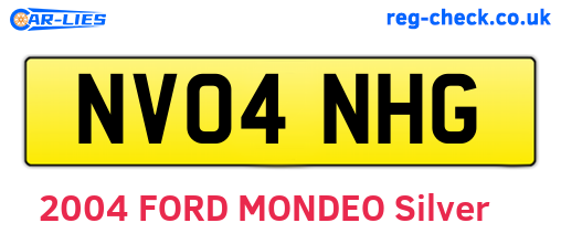 NV04NHG are the vehicle registration plates.