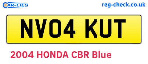 NV04KUT are the vehicle registration plates.