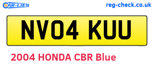 NV04KUU are the vehicle registration plates.