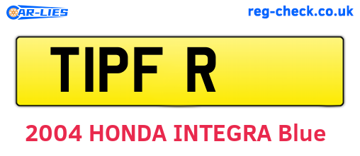 T1PFR are the vehicle registration plates.