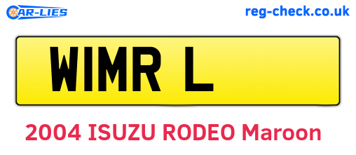 W1MRL are the vehicle registration plates.