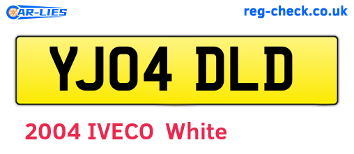 YJ04DLD are the vehicle registration plates.