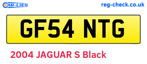 GF54NTG are the vehicle registration plates.