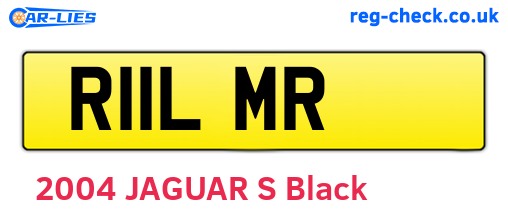 R11LMR are the vehicle registration plates.