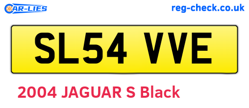SL54VVE are the vehicle registration plates.