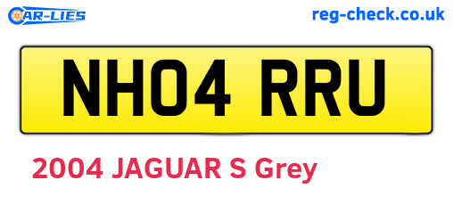 NH04RRU are the vehicle registration plates.