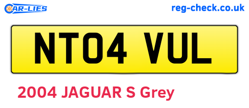 NT04VUL are the vehicle registration plates.