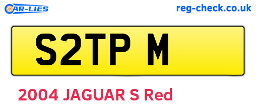 S2TPM are the vehicle registration plates.