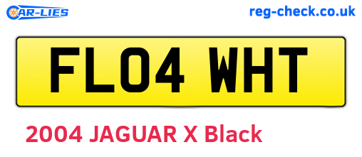 FL04WHT are the vehicle registration plates.
