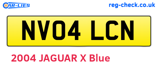 NV04LCN are the vehicle registration plates.