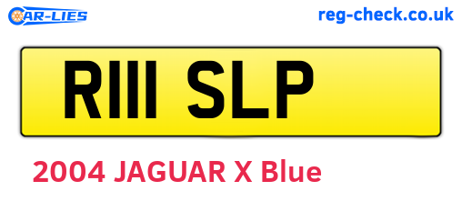 R111SLP are the vehicle registration plates.