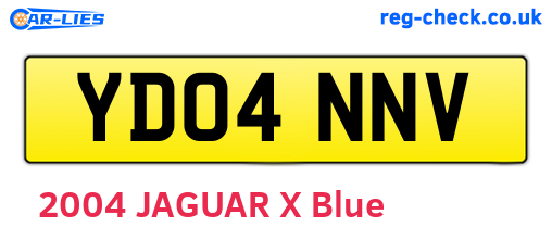 YD04NNV are the vehicle registration plates.