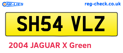 SH54VLZ are the vehicle registration plates.