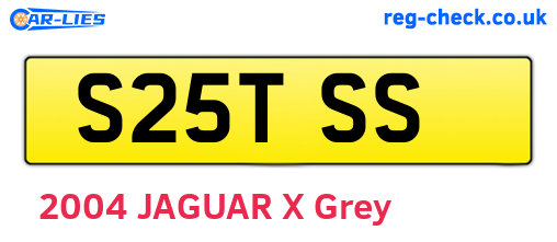 S25TSS are the vehicle registration plates.