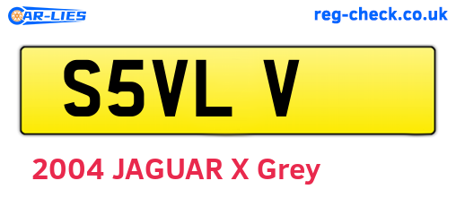 S5VLV are the vehicle registration plates.