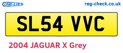 SL54VVC are the vehicle registration plates.