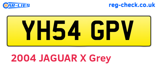YH54GPV are the vehicle registration plates.