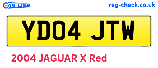 YD04JTW are the vehicle registration plates.
