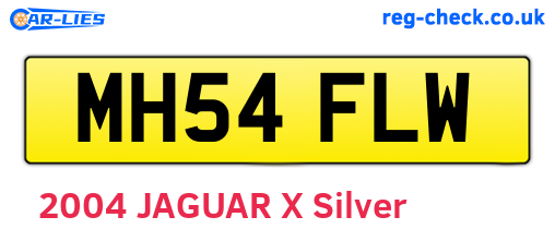 MH54FLW are the vehicle registration plates.