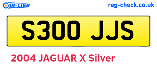 S300JJS are the vehicle registration plates.