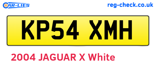 KP54XMH are the vehicle registration plates.