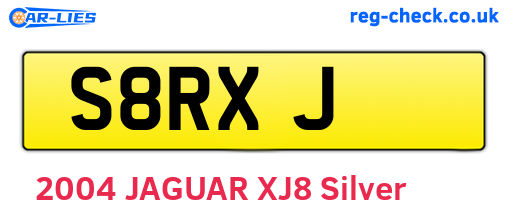 S8RXJ are the vehicle registration plates.