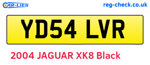 YD54LVR are the vehicle registration plates.