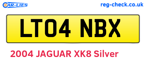 LT04NBX are the vehicle registration plates.