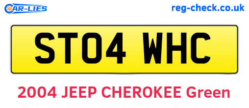 ST04WHC are the vehicle registration plates.