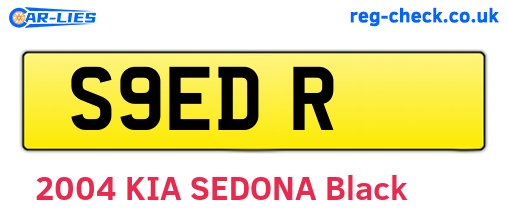 S9EDR are the vehicle registration plates.