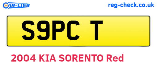 S9PCT are the vehicle registration plates.
