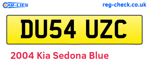 2004 Kia Sedona le Blue (DU54UZC)