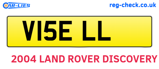V15ELL are the vehicle registration plates.