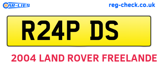 R24PDS are the vehicle registration plates.