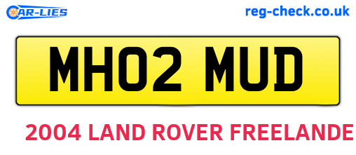 MH02MUD are the vehicle registration plates.