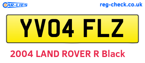 YV04FLZ are the vehicle registration plates.