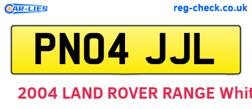 PN04JJL are the vehicle registration plates.